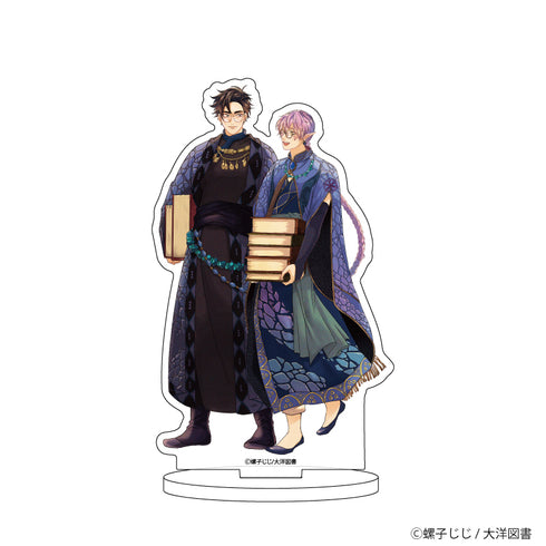 『ワル/ヤンキーのギャップ萌えめがねBLフェア 螺子じじ先生』キャラアクリルフィギュア 01/(描き下ろしイラスト)